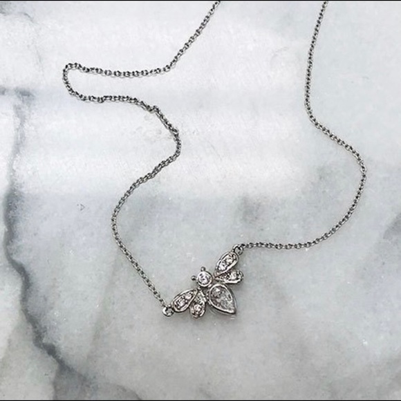 “QueenBee” Cubic Zirconia Necklace, Boutique-NWT - Picture 6 of 6